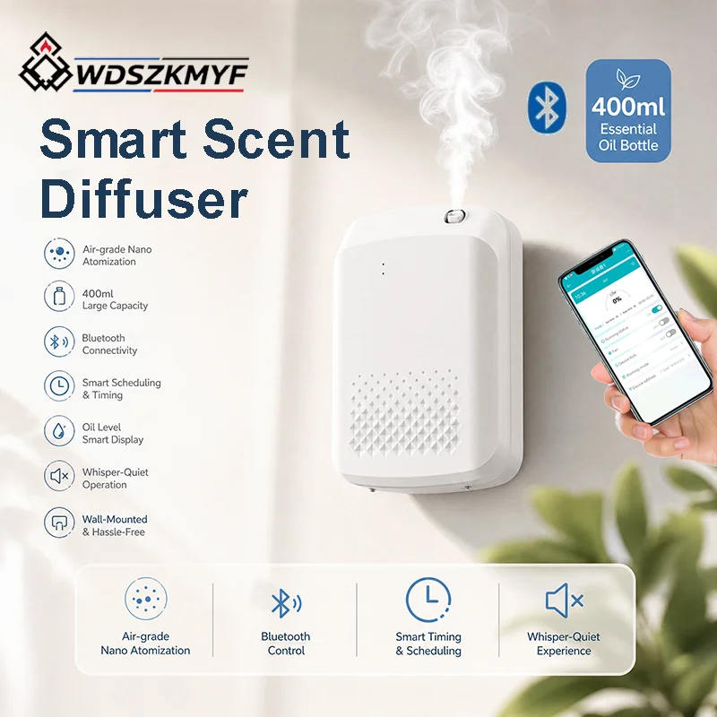 Home Fragrance Electric Diffuser - Wall-mounted Electric Aroma Diffuser Essential Oil