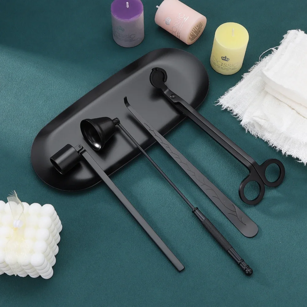 Home Fragrance Gift Set - 5-1 Candle Care Kit Stainless Steel