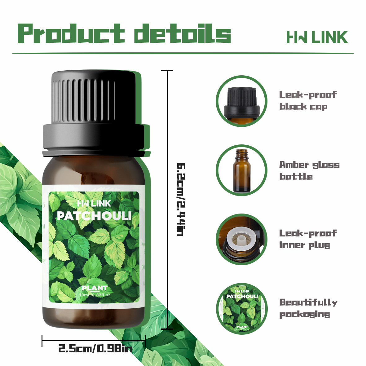 10ml Patchouli Essential Oils  - Essential Oil Blend ulasan dan harga