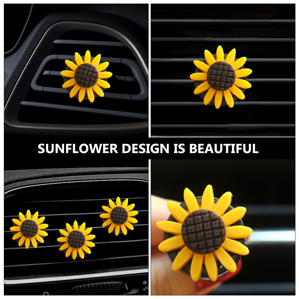 2Pcs Sunflower Car Aromatherap - Home Fragrance Logo ulasan dan harga