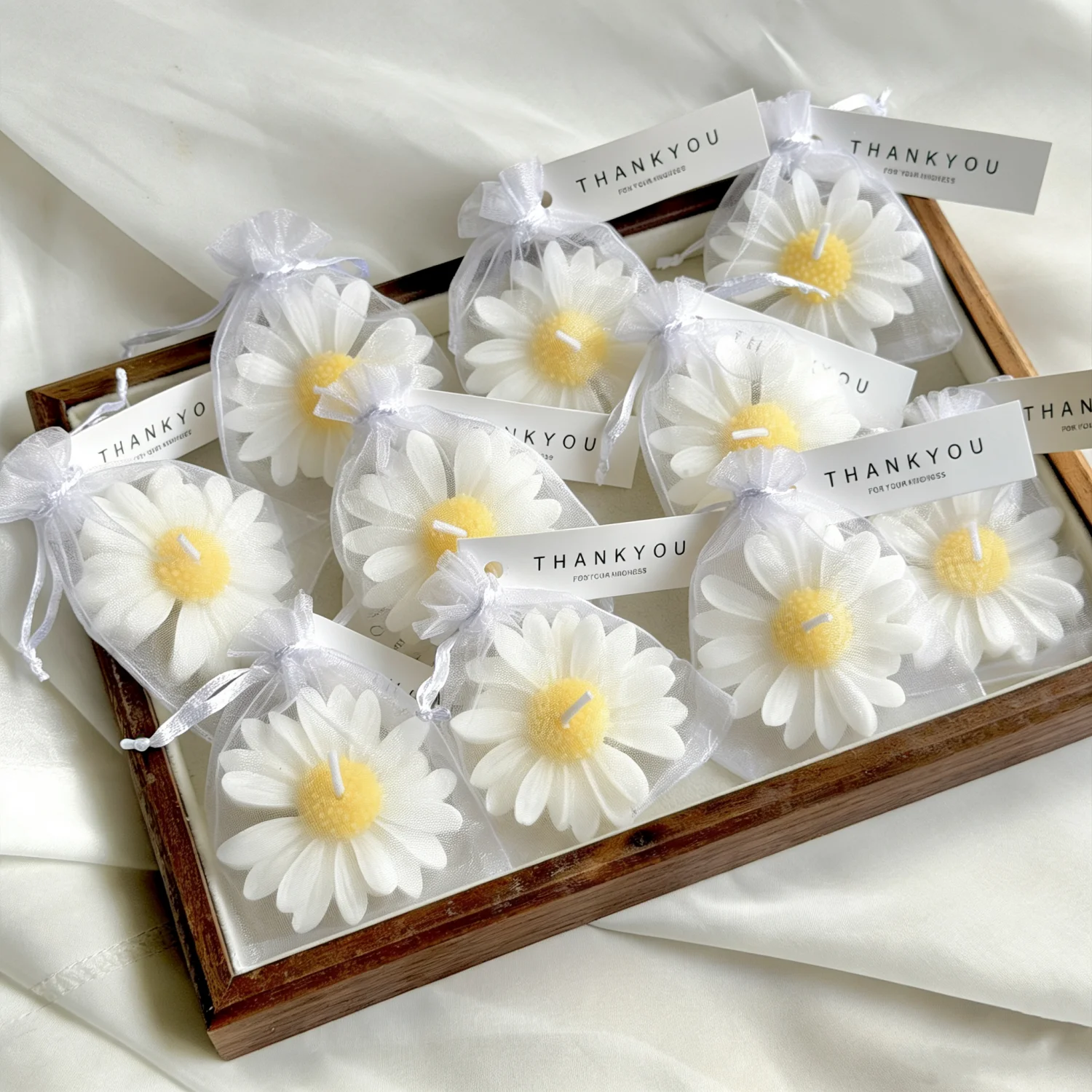 yes1pc/5pcs/10pcs Daisy Shaped - Home Fragrance Scented Candle ulasan dan harga