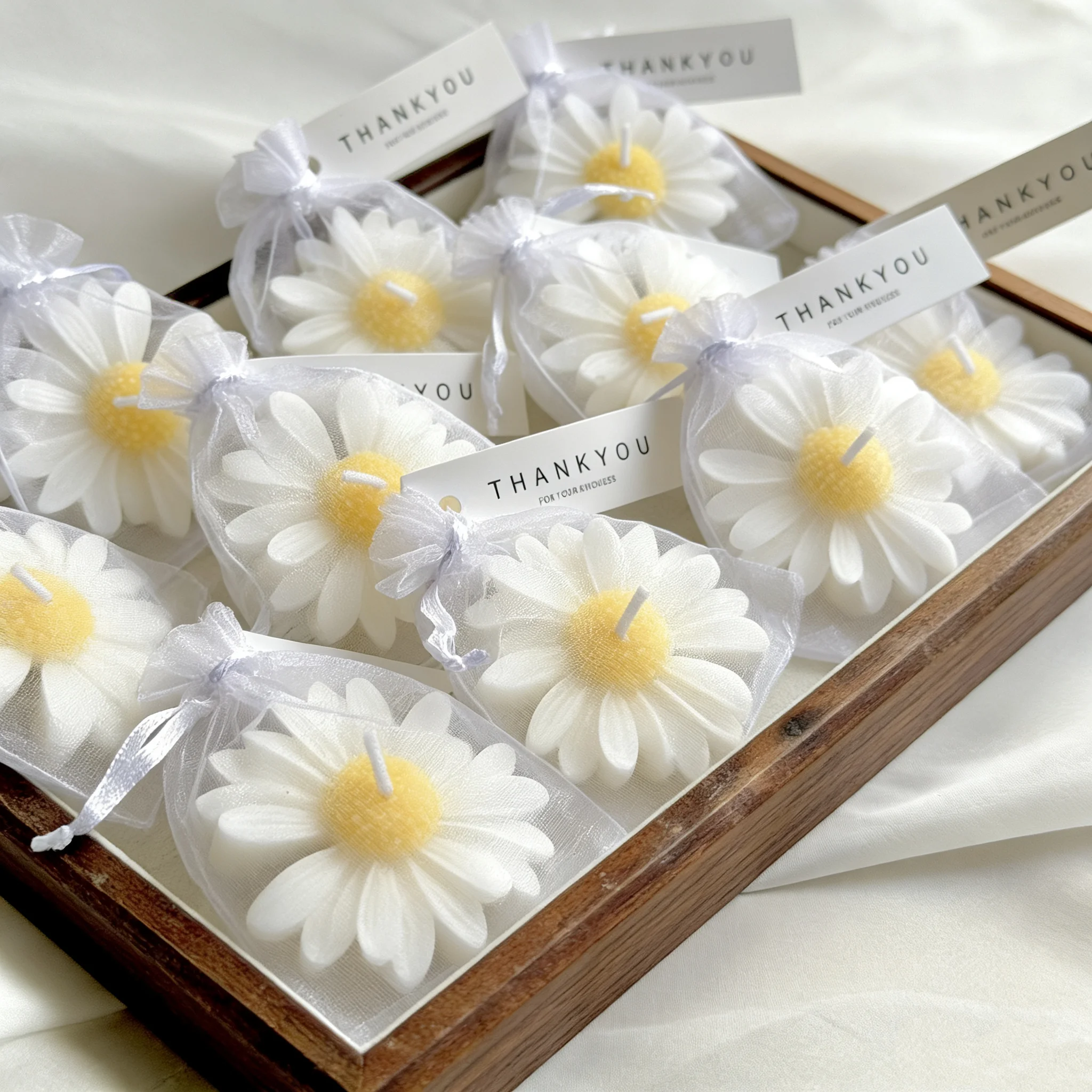 yes1pc/5pcs/10pcs Daisy Shaped - Home Fragrance Scented Candle ulasan dan harga