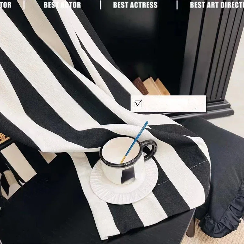 Vertical Striped Black and Whi - Home Fragrance In French ulasan dan harga