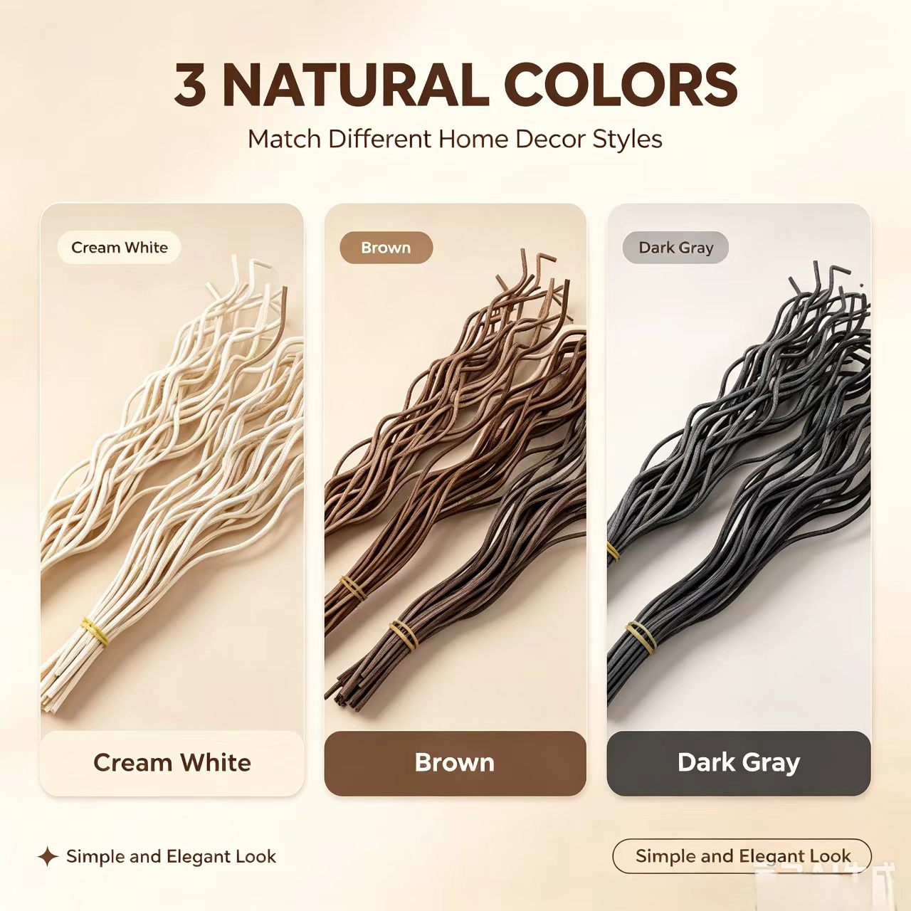 20Pcs Long Wavy Rattan Reed Di - Home Fragrance Logo ulasan dan harga