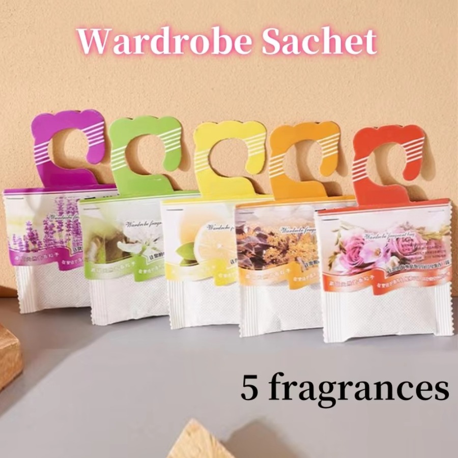 5pcs Wardrobe Fragrance Sachet - Home Fragrance Logo ulasan dan harga