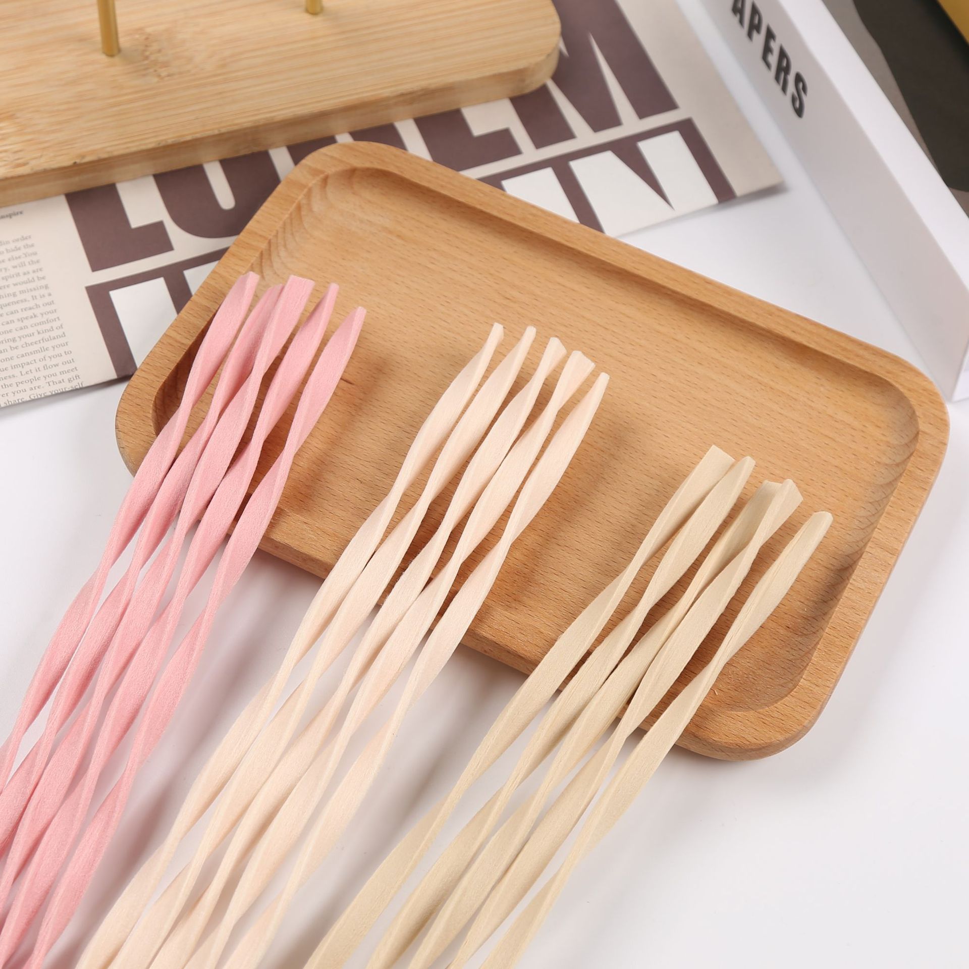 10pcs L30cm Pink/Wood Color Re - Home Fragrance London ulasan dan harga