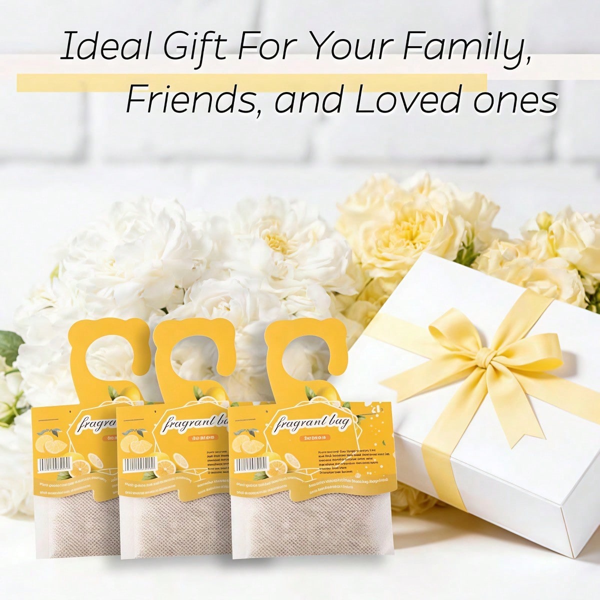 Hanging Lemon Scented Sachets, - Home Fragrance Aromatherapy ulasan dan harga
