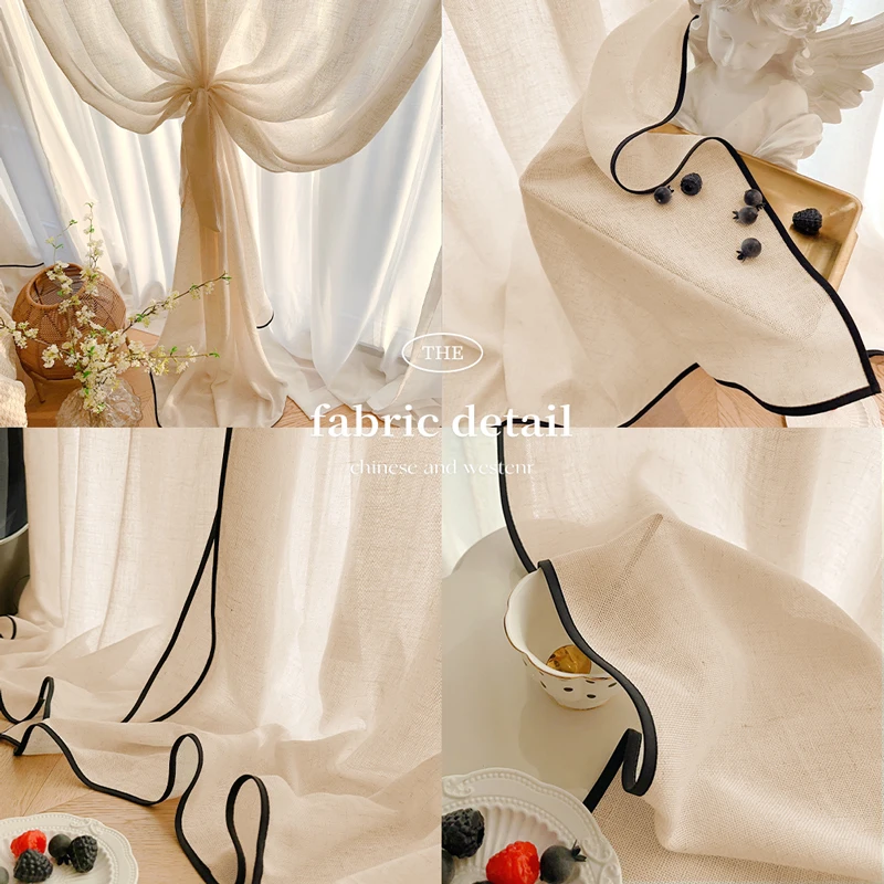 Black Border Linen Gauze Small - Home Fragrance In French ulasan dan harga