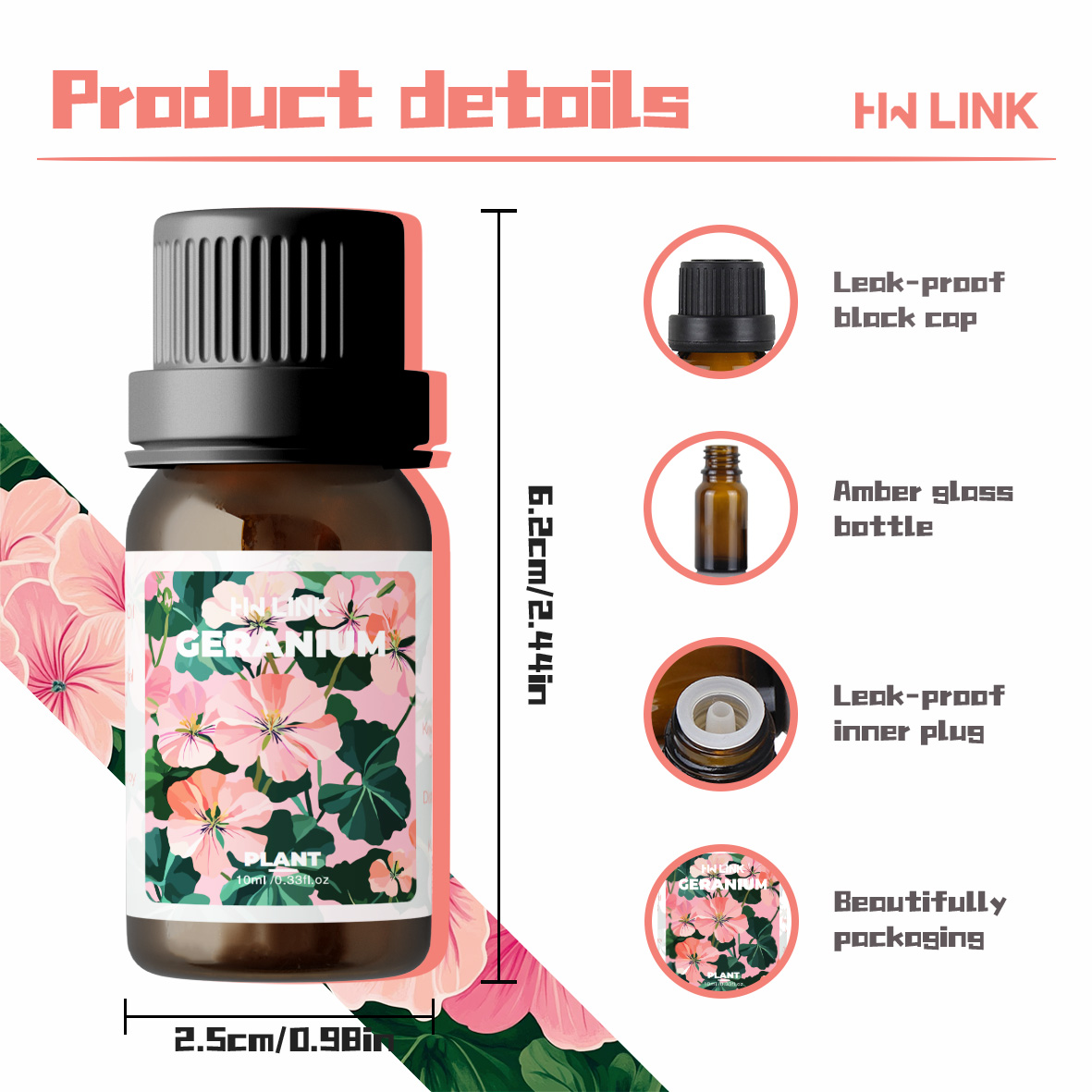 Geranium Essential Oil 10ml 10 - Essential Oil Blend ulasan dan harga