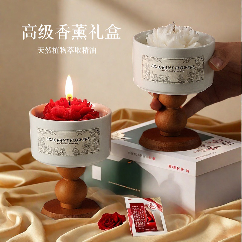 High-end Camellia Scented Cand - Home Fragrance Gift Set ulasan dan harga