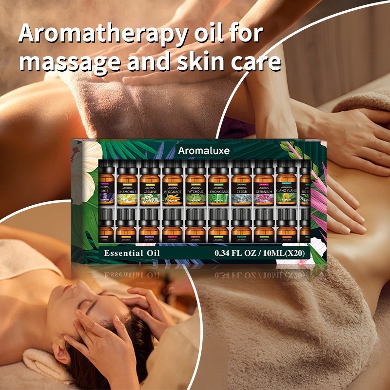 20 Kinds Aromatherapy Essentia - Home Fragrance Natural ulasan dan harga