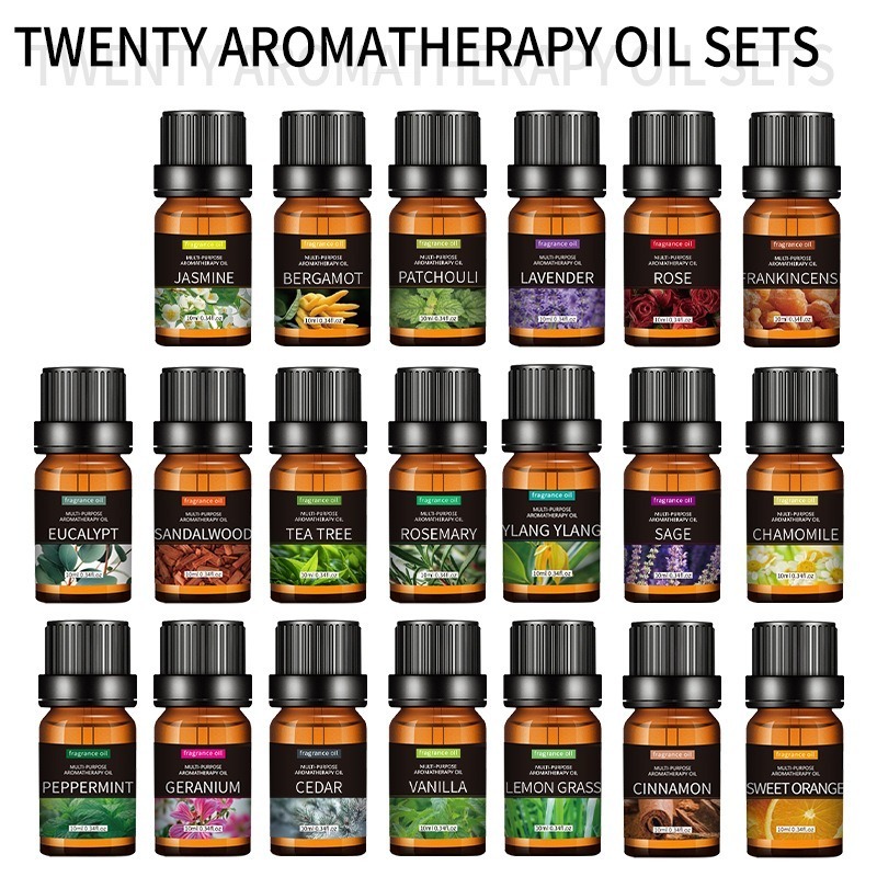 20 Kinds Aromatherapy Essentia - Home Fragrance Natural ulasan dan harga