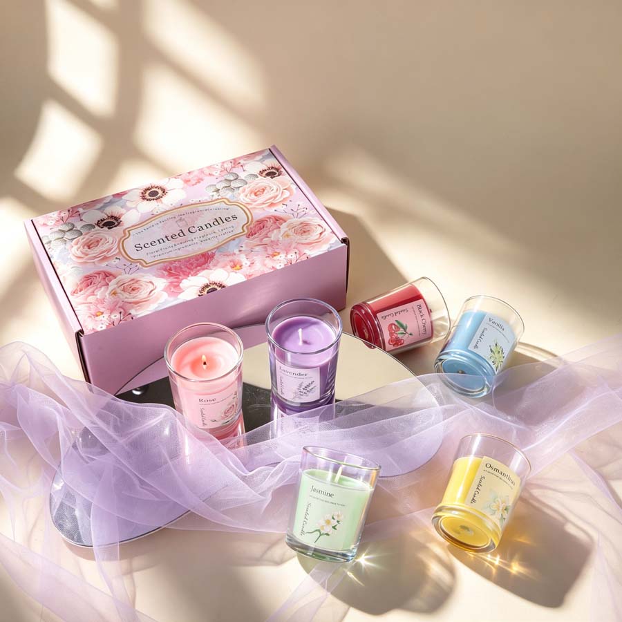Aromatherapy Scented Candle Gi - Home Fragrance Gift Set ulasan dan harga