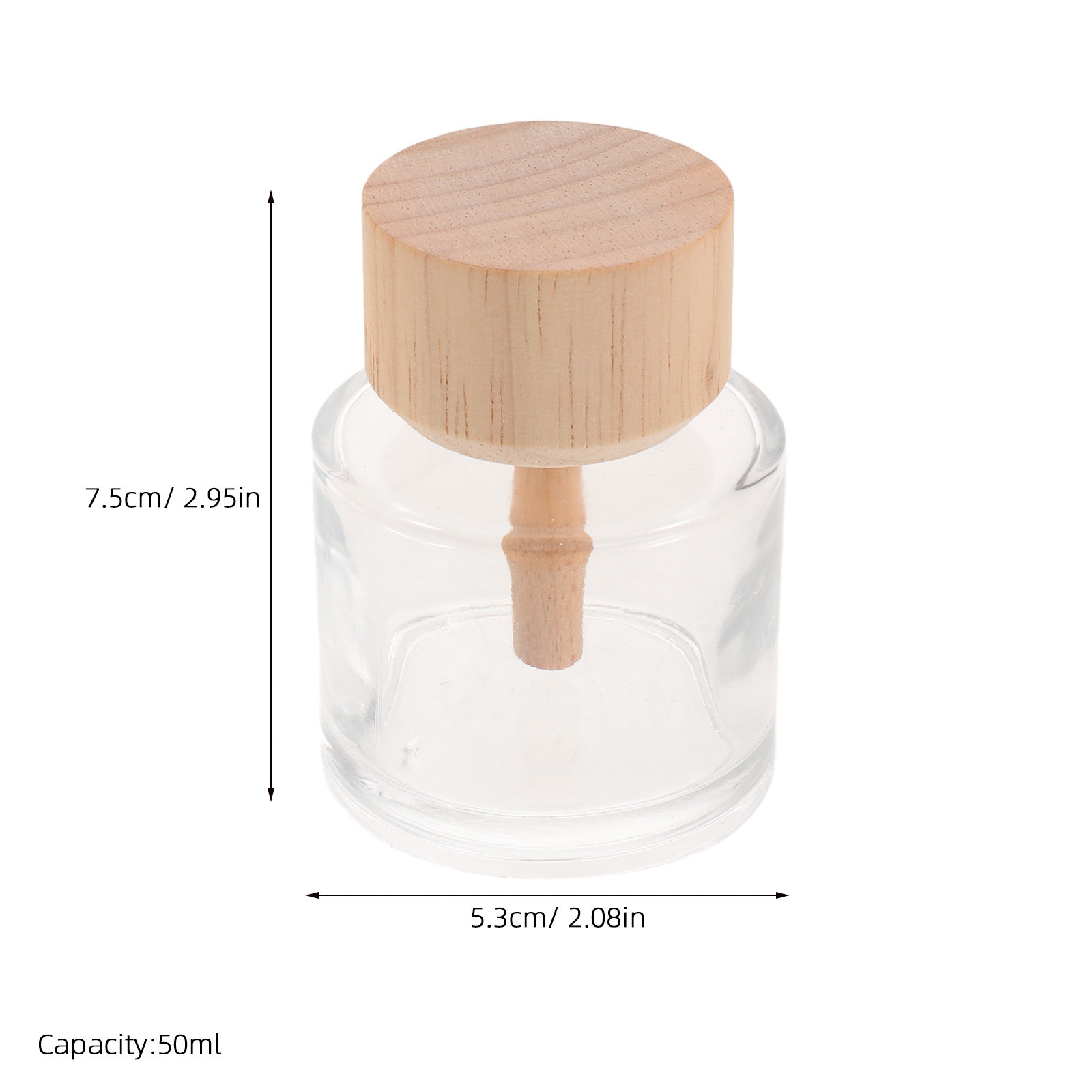 2Pcs Clear Glass Reed Diffuser - Home Fragrance Aromatherapy ulasan dan harga